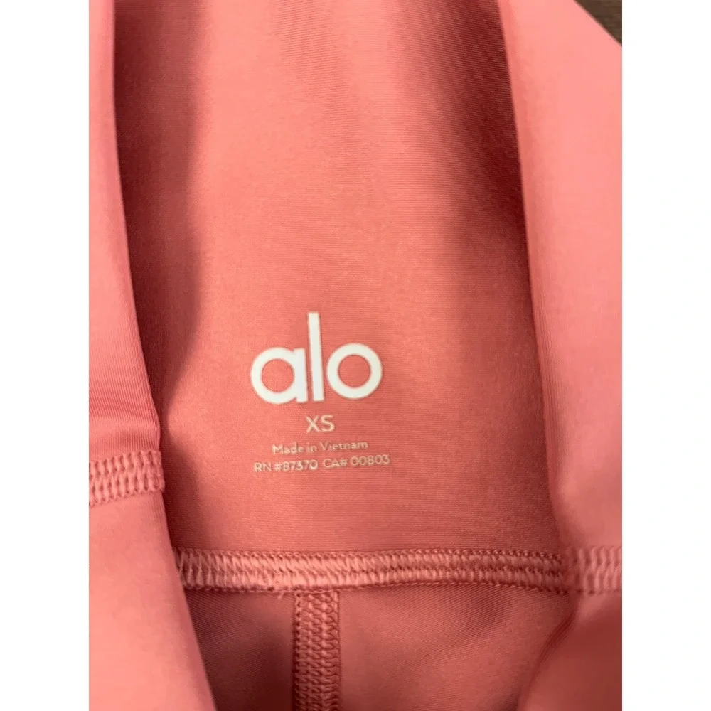 Alo Yoga Airlift High‎ Waist Leggings Coral Pink XS W5512R